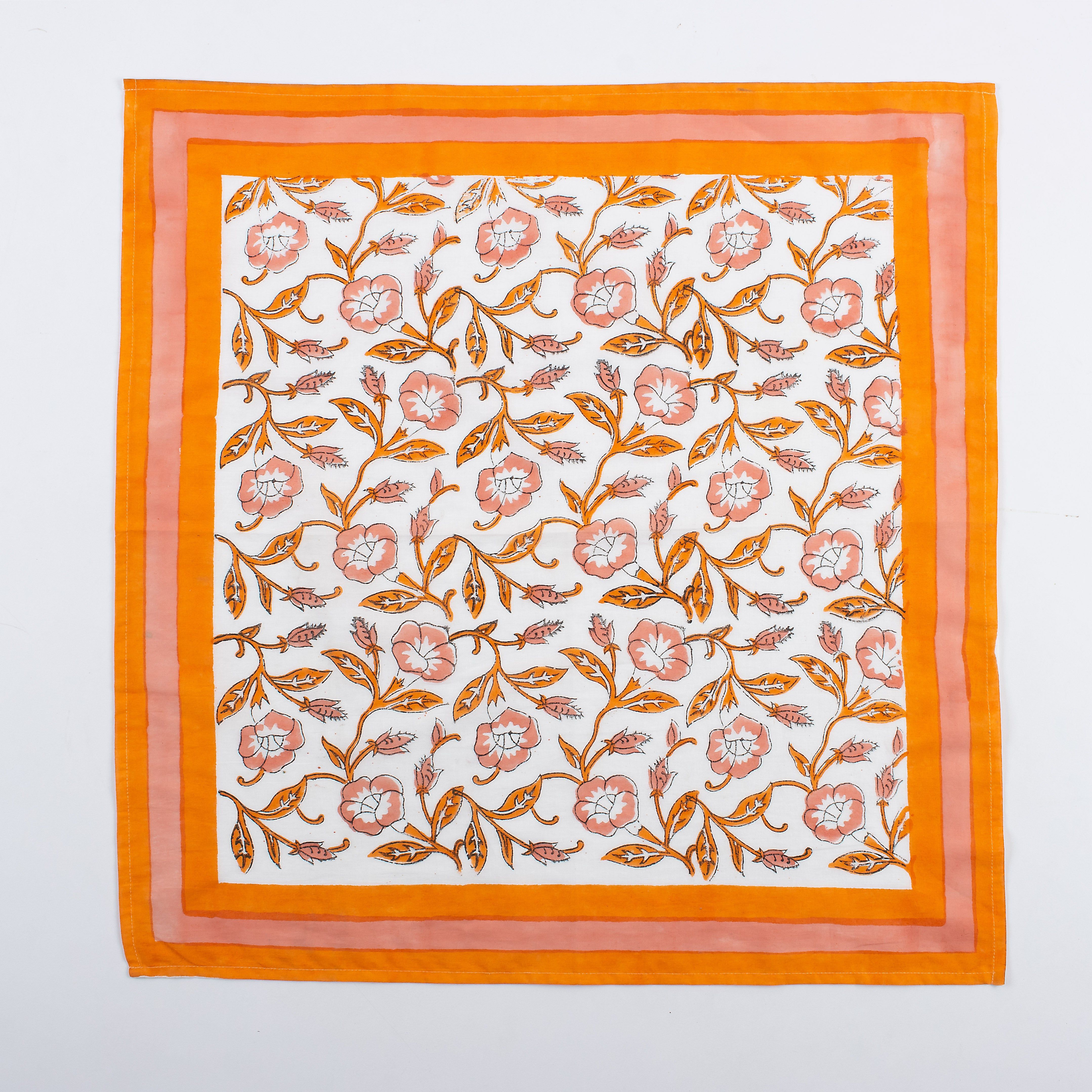 Hand Block Cotton Bandana for Men & Women Head Wrap 591